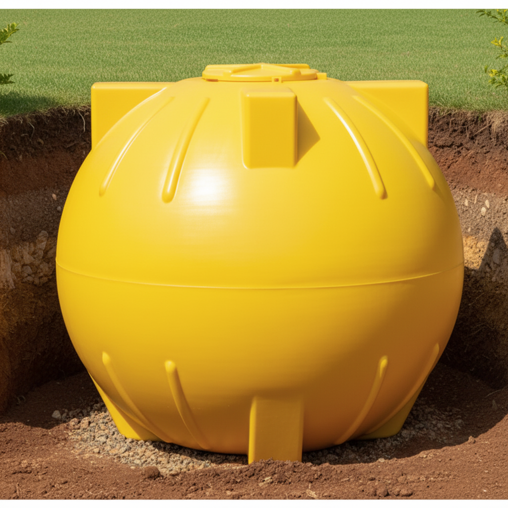 1000L Spherical Underground Water Tank, LACSPH01