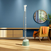 Philips 1000 Series STE1010/76 stand garment steamer with 1.8-litre water tank, adjustable steam settings, telescopic pole, and powerful wrinkle-removing performance.