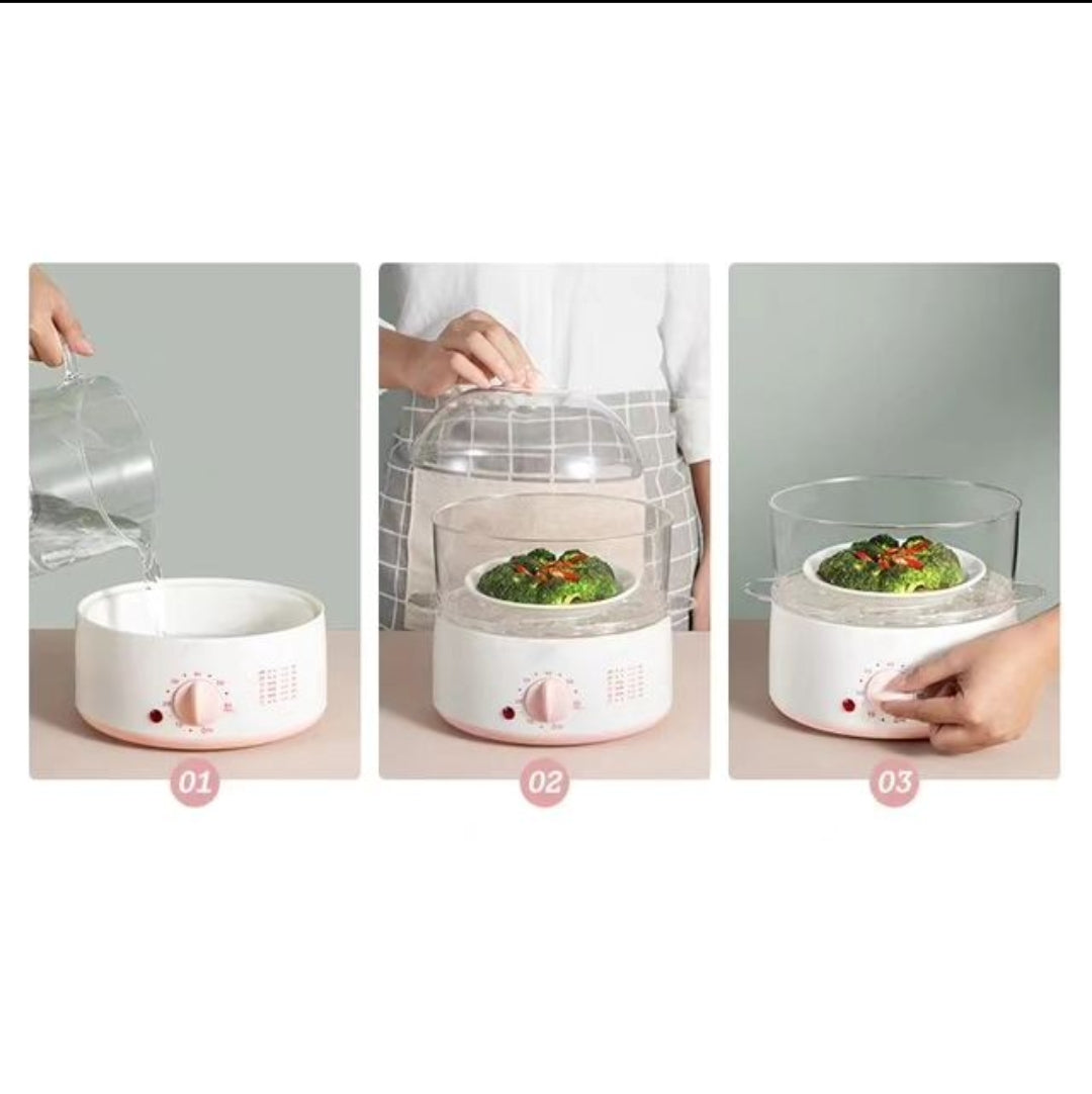 2Slot Electric Steam cooker
