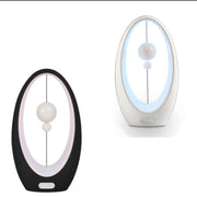 Creative magnetic LED bedside lamp with multicolor lighting, USB power, and non-slip silicone base