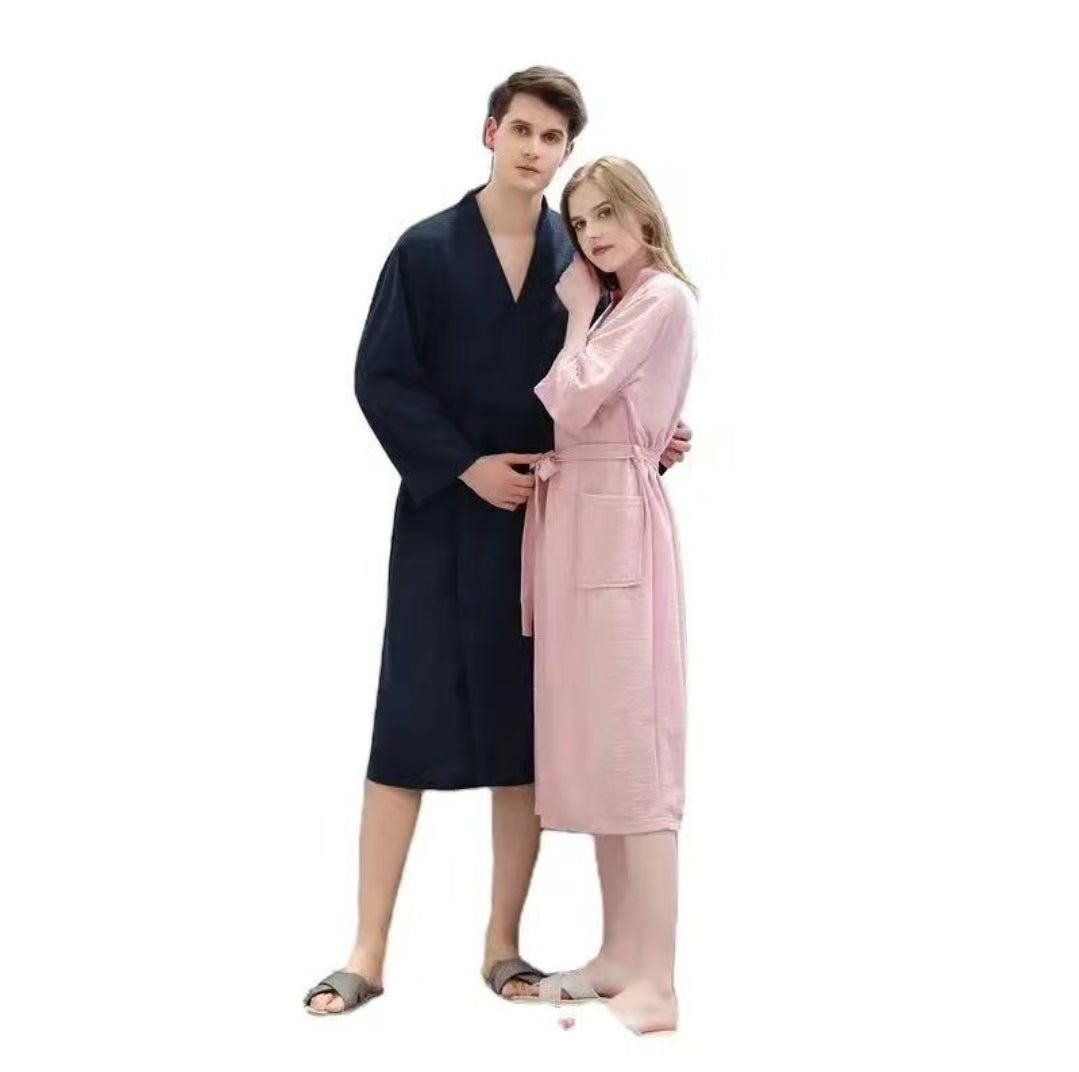 Coloured bathrobes