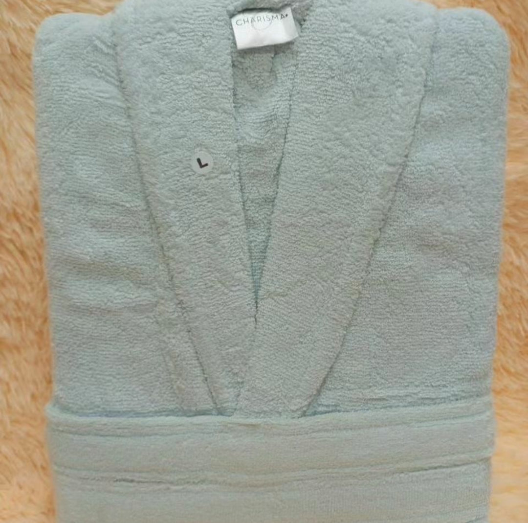Coloured bathrobes