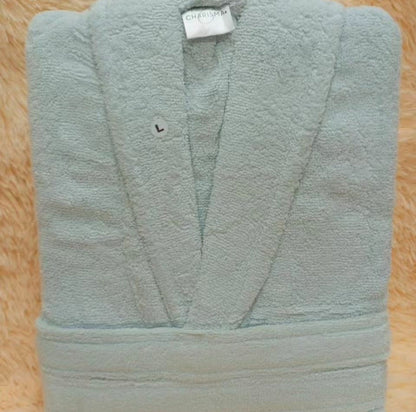 Coloured bathrobes