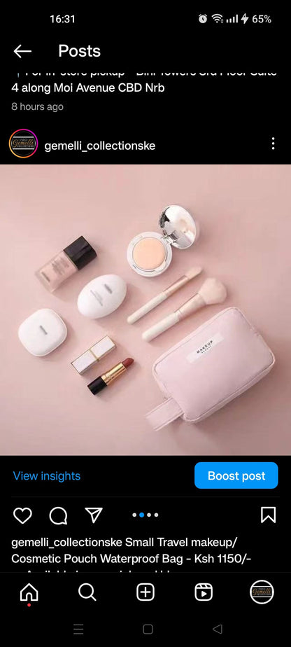 Cosmetic storage bag