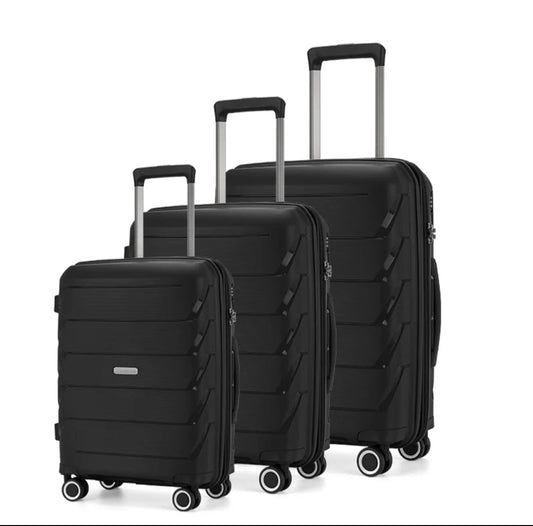 3pcs Rubber Suitcase