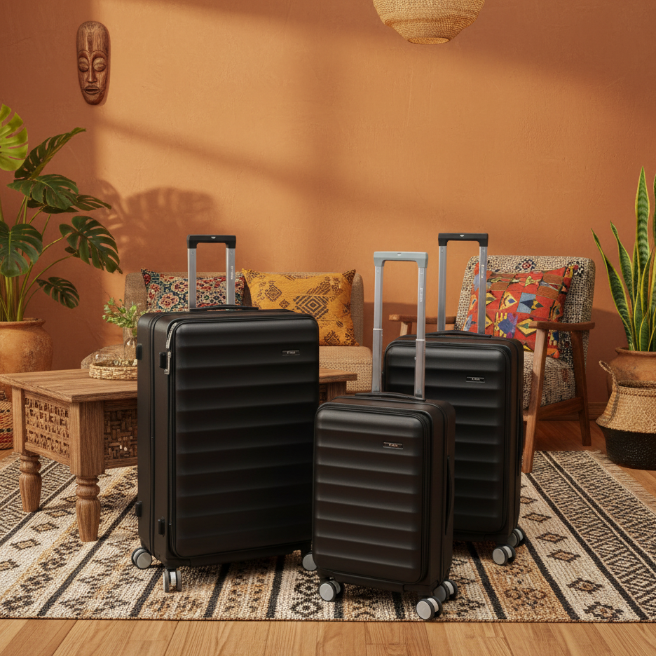 Dawood Lifestyle & Gadgets kes 3 in 1 Travel Anytime ABS Suitcase Set 20 24 28 Inch