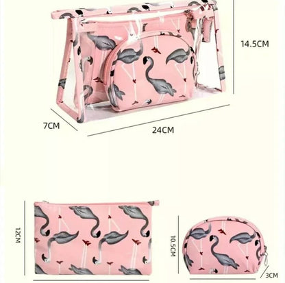 3pcs Cosmetics Bag Set