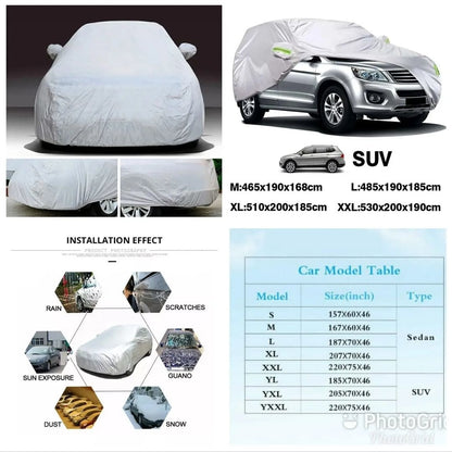 Universal grey Car Cover