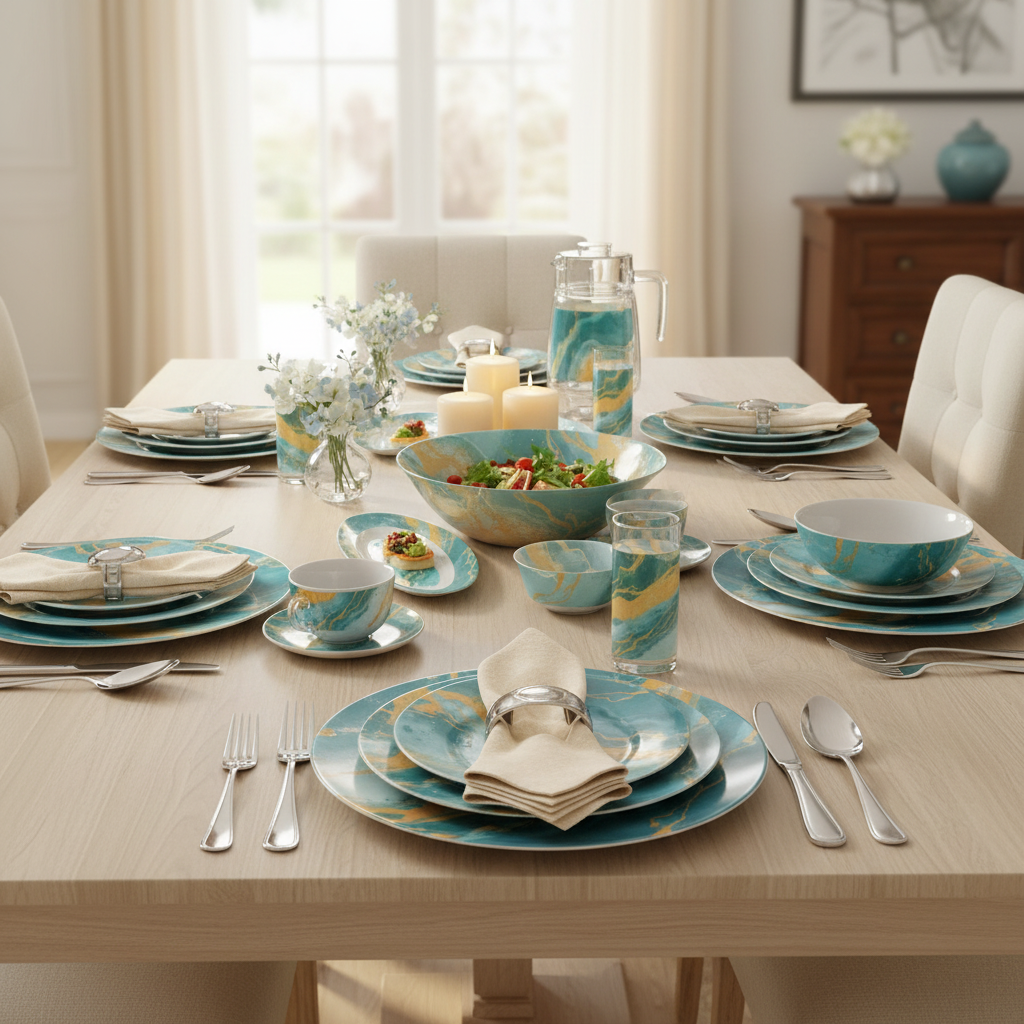 Luminarc simply Lambro 46pc Dinner set -V8587