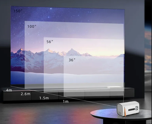 T100 Smart Android 9.0 Projector with WiFi & Bluetooth