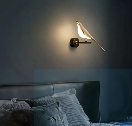 Wall Mounted Bird Light Fixture
