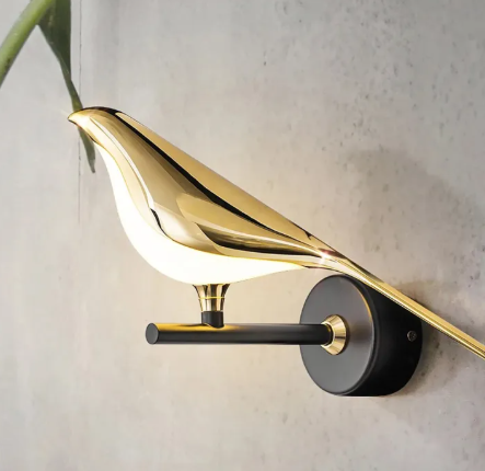 Wall Mounted Bird Light Fixture