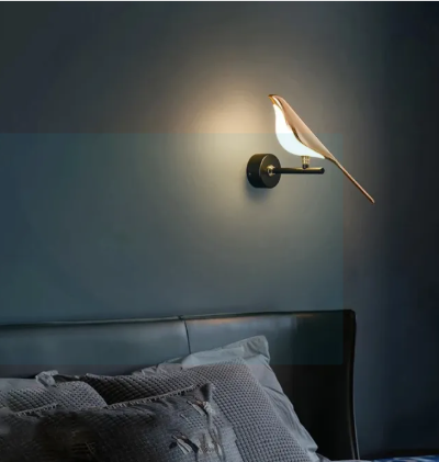 Wall Mounted Bird Light Fixture