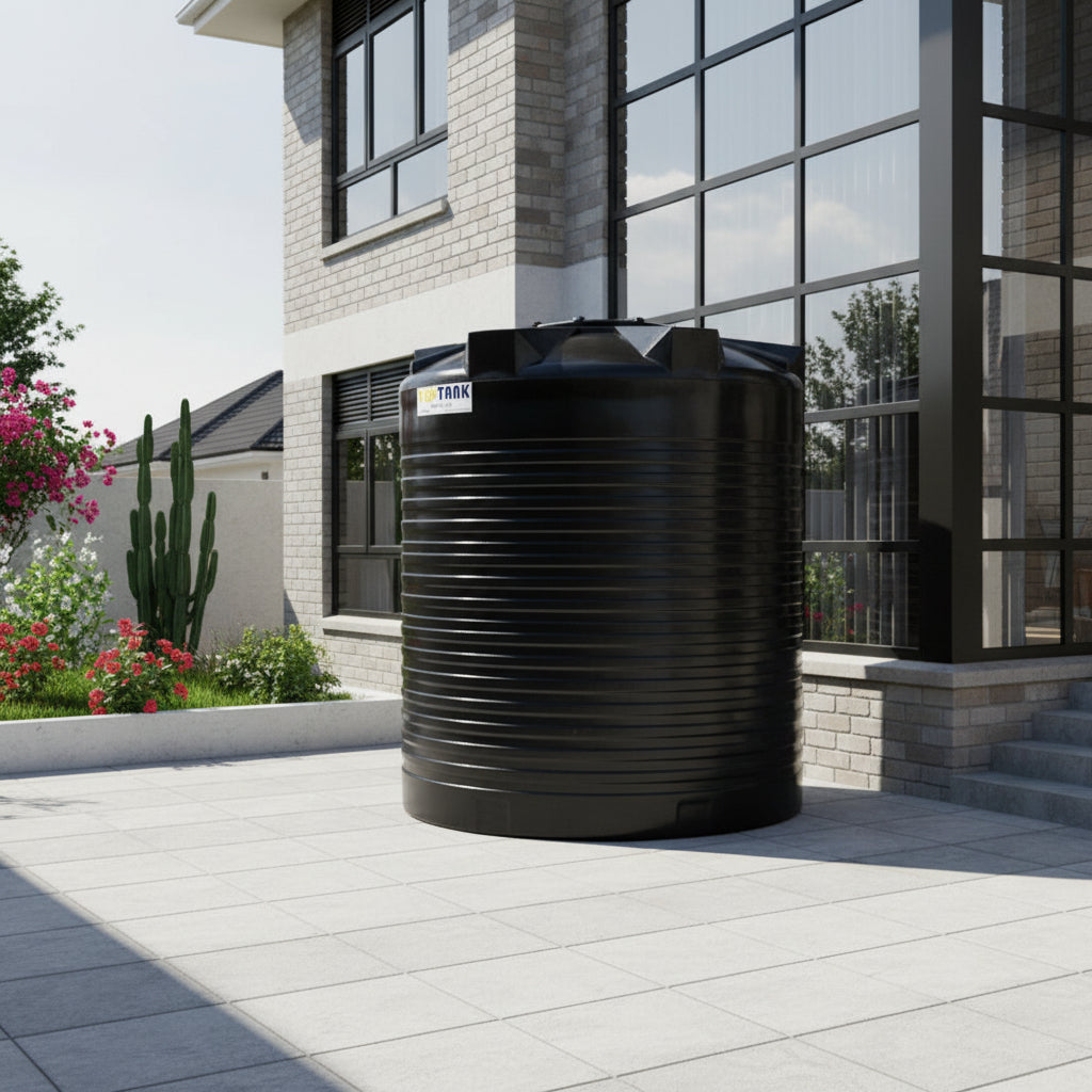 15000L water storage tank 254x277cm heavy duty industrial corrugated tank