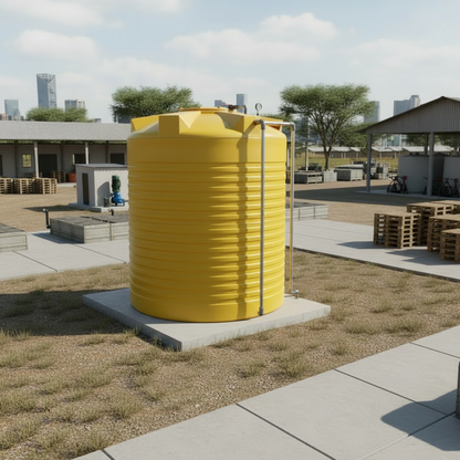 5000L   Cylindrical Water Tank