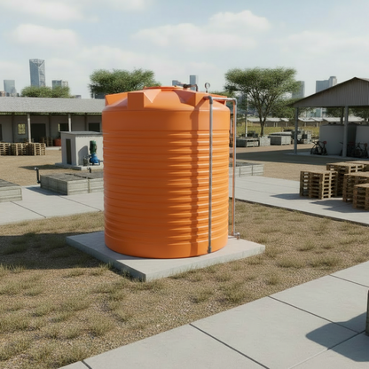 5000L   Deluxe Cylindrical Water Tank