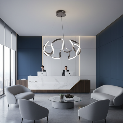 Chandelier Light Ceiling LED 80W – Brown – WH 2024-04-BR-TC