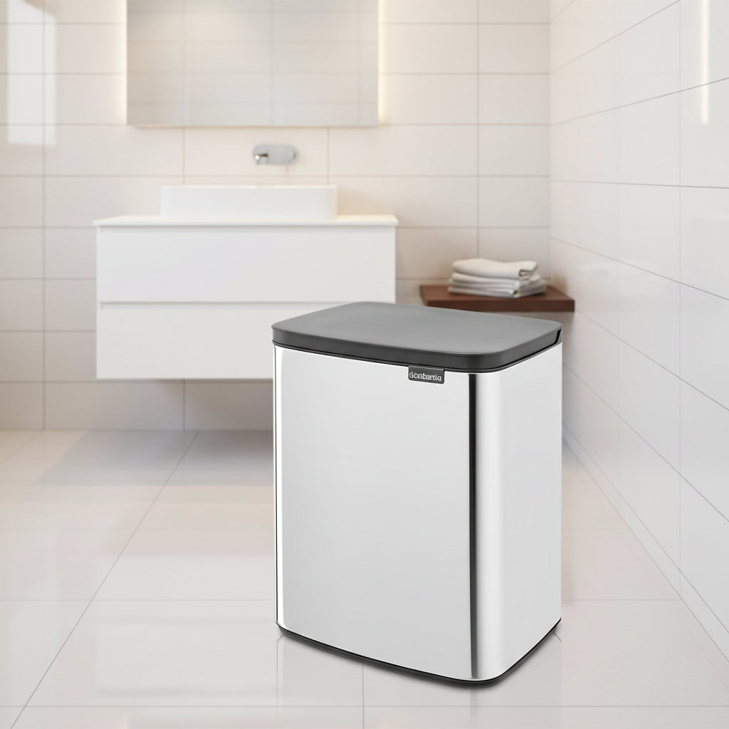 Bo Pedal Waste Bin – Brilliant Steel