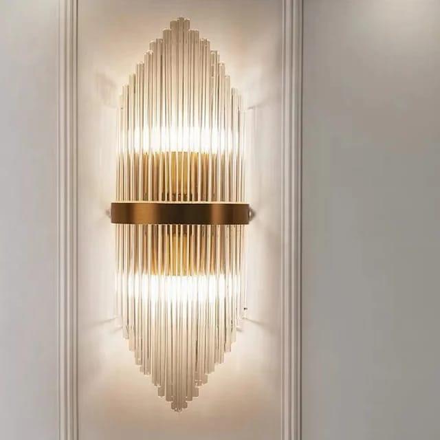 crystal wall light luxury reflective wall lamp for modern home décor