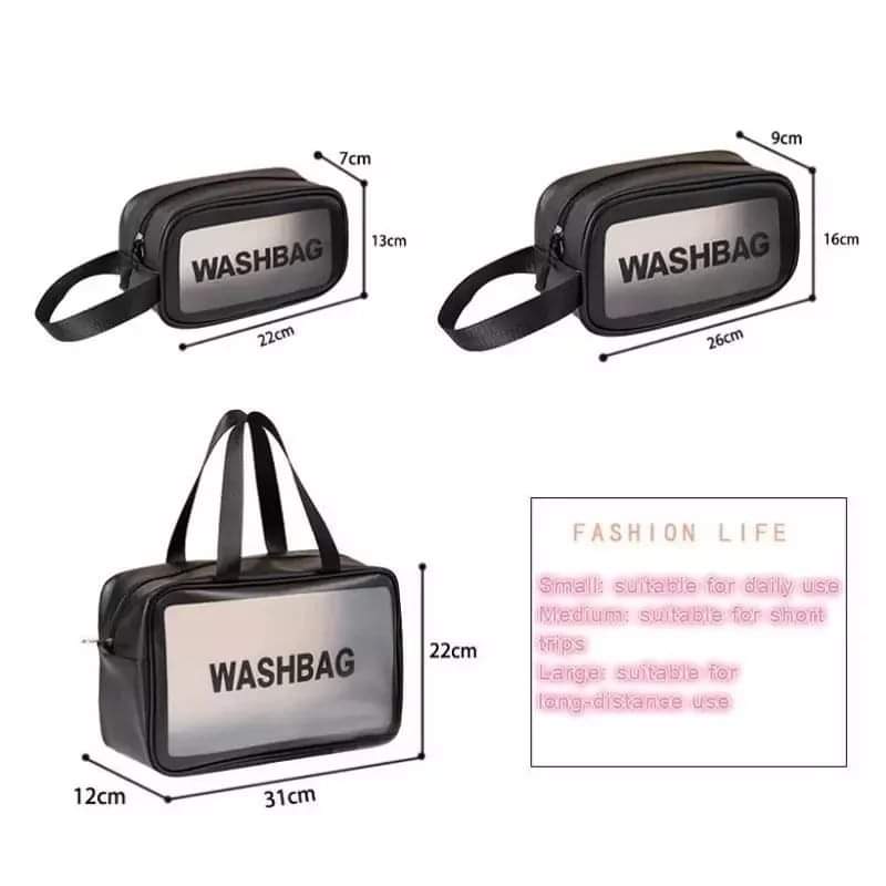 3 in 1 Waterproof Cosmetics and Wash Bags