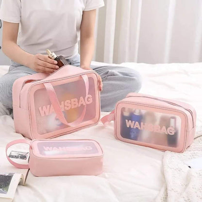 3 in 1 Waterproof Cosmetics and Wash Bags