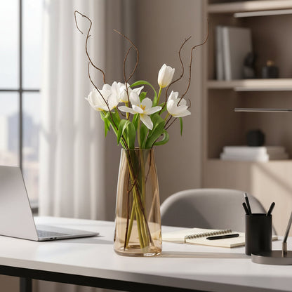 Tapered Glass Vase – 21.8cm