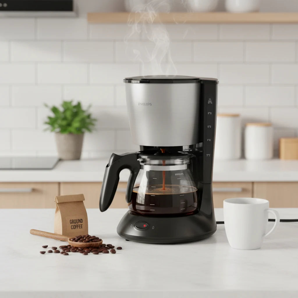 Philips Daily Collection Coffee Maker – 1.2L Capacity, 1000W, HD7462/20
