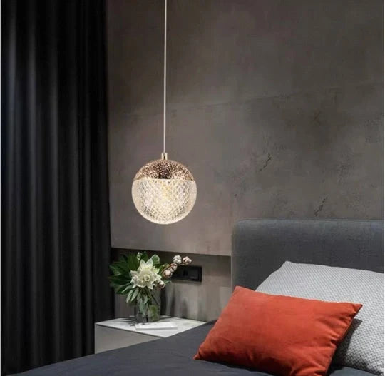 Crystal Globe Pendant Light