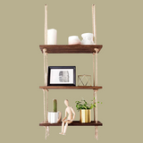 3 Tier Wood Floating Shelf
