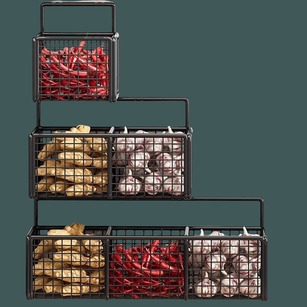 3in1 Wall Condiments Storage Rack