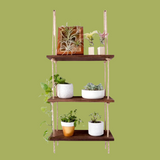 3 Tier Wood Floating Shelf
