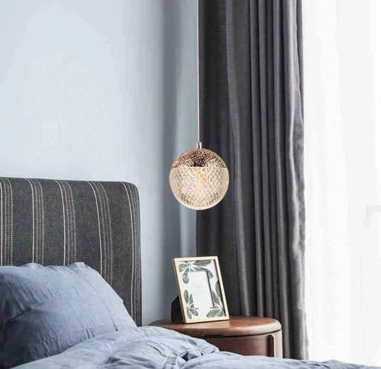 Crystal Globe Pendant Light