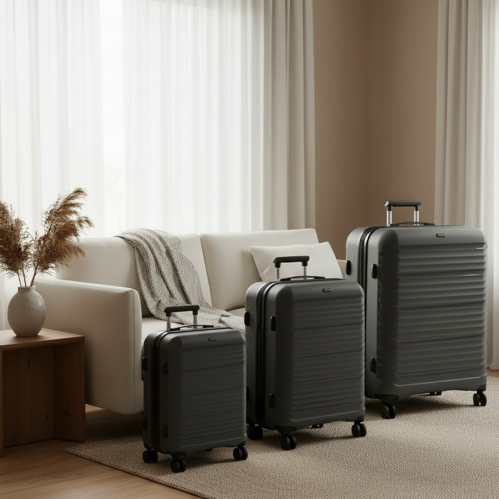 Dawood Lifestyle & Gadgets kes 3 Piece Hardshell Luggage Set 20 24 28 Inch Spinner Suitcases