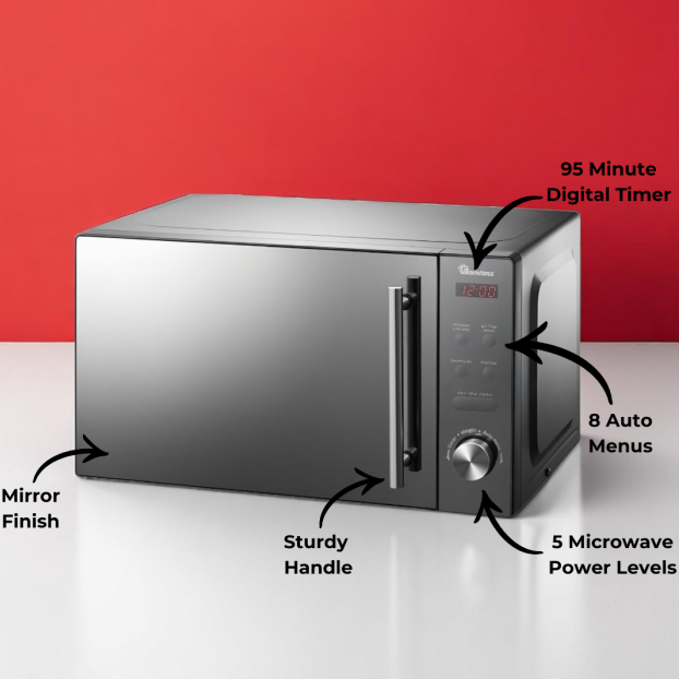 20 Litres Digital Microwave Glass Door – RM/458