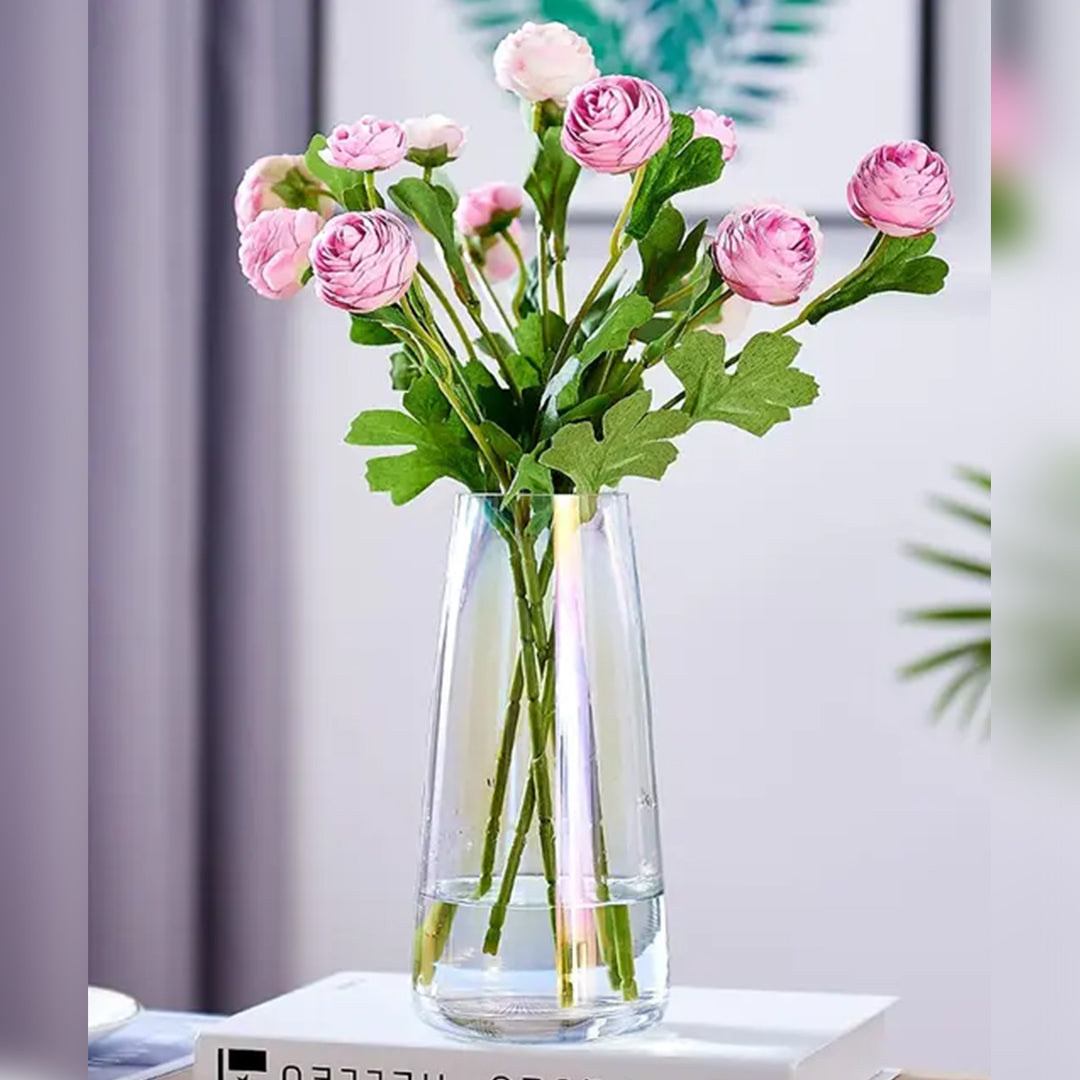 Tapered Glass Vase – 21.8cm