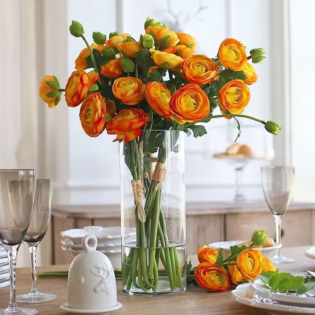 Cylindrical Glass Vase-20, 30, 40, And 57cm high