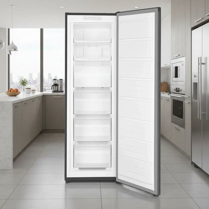 204L No Frost Upright Freezer Night Grey VUF-204NRAG