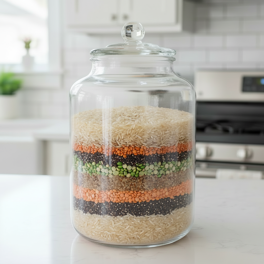 Glass Jars with Airtight Lids