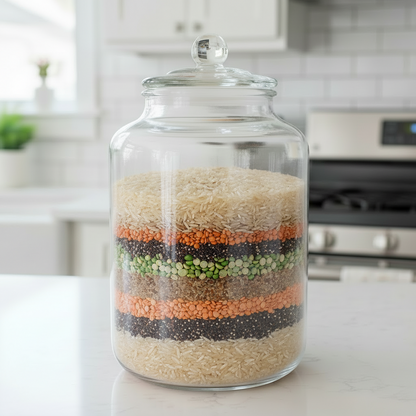 Glass Jars with Airtight Lids