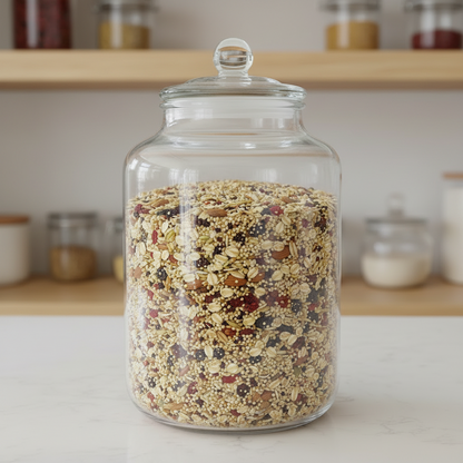Glass Jars with Airtight Lids