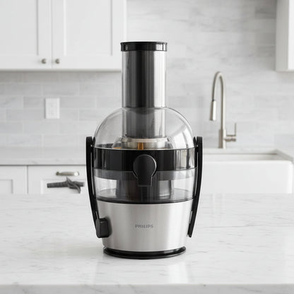 Viva Collection Juicer – 700W, 2L Pulp Container, XL Feeding Tube HR1863/22