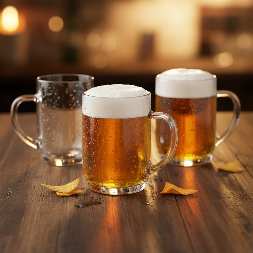 24pcs Haworth 560ml  Clear Glass  Beer Mug -N1508