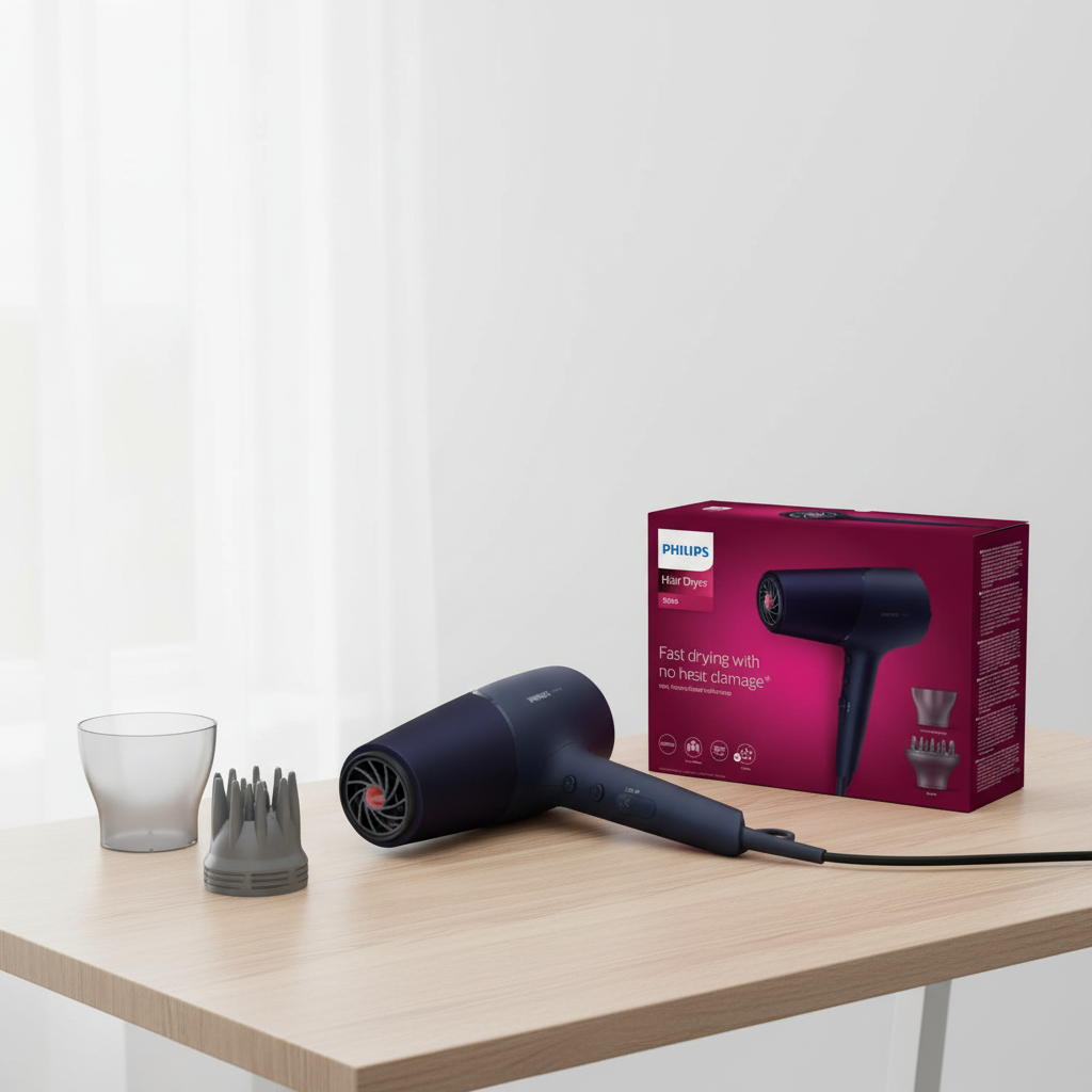 Dawood Lifestyle & Gadgets ke 5000 Series hair dryer with ThermoShield technology 2300W motor 4x ionic care 3 heat settings 2 speed settings and slim styling nozzle for fast drying smooth styling and frizz free shiny hair
