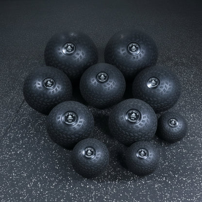 Non-Bounce Textured Rubber Weighted Medicine Slam Ball