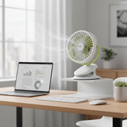 Dawood Lifestyle & Gadgets ke rechargeable portable clip fan with USB charging and 360-degree adjustable rotation SF6664PCF