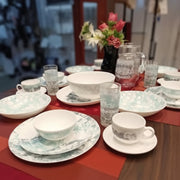 Luminarc Diwali Acctit Turqoise 46pc Dinner Set -v8147