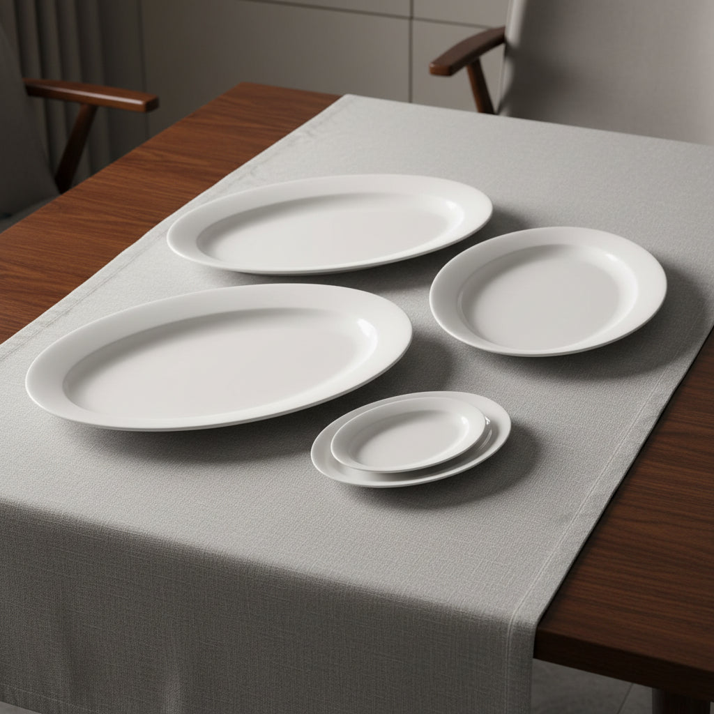 Porcelain Narrow Oval Platter