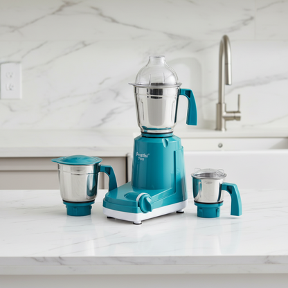 Trio Mixer Grinder – 500W, 3 Stainless Steel Jars, Overload Protection MG182/05
