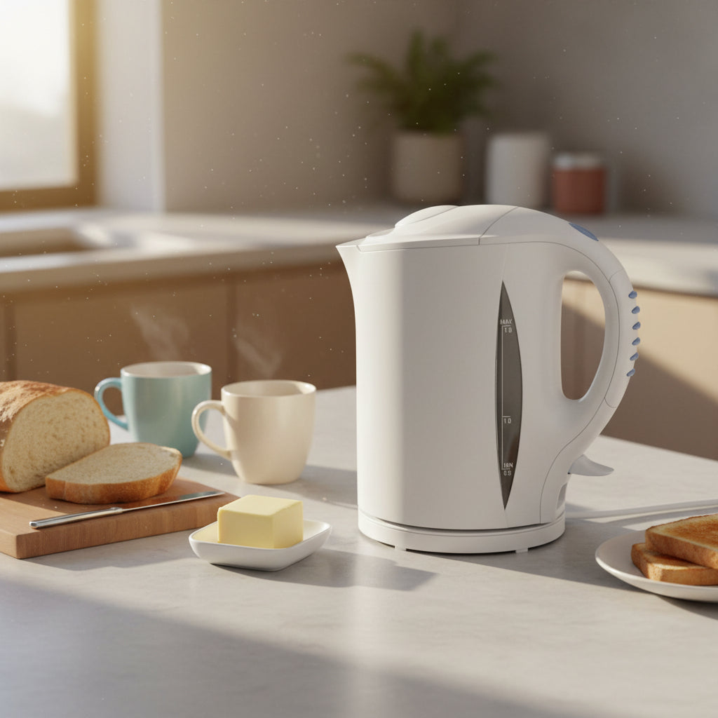 Ramtons Corded Electric Kettle 1.7 Liters White – RM/264