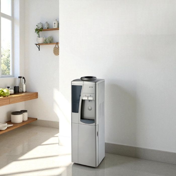 Ramtons Hot and Cold Free Standing Water Dispenser with Fridge – RM/357